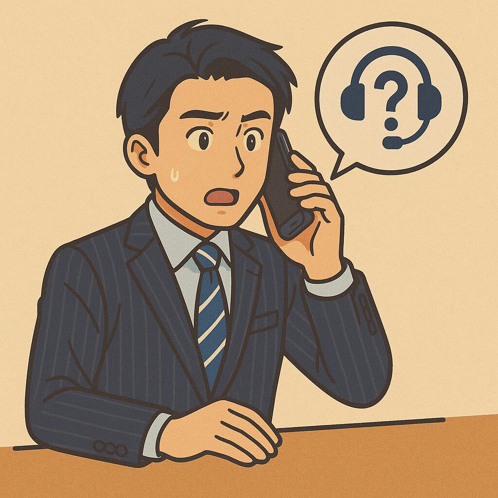 チャットサポートでの問い合わせ