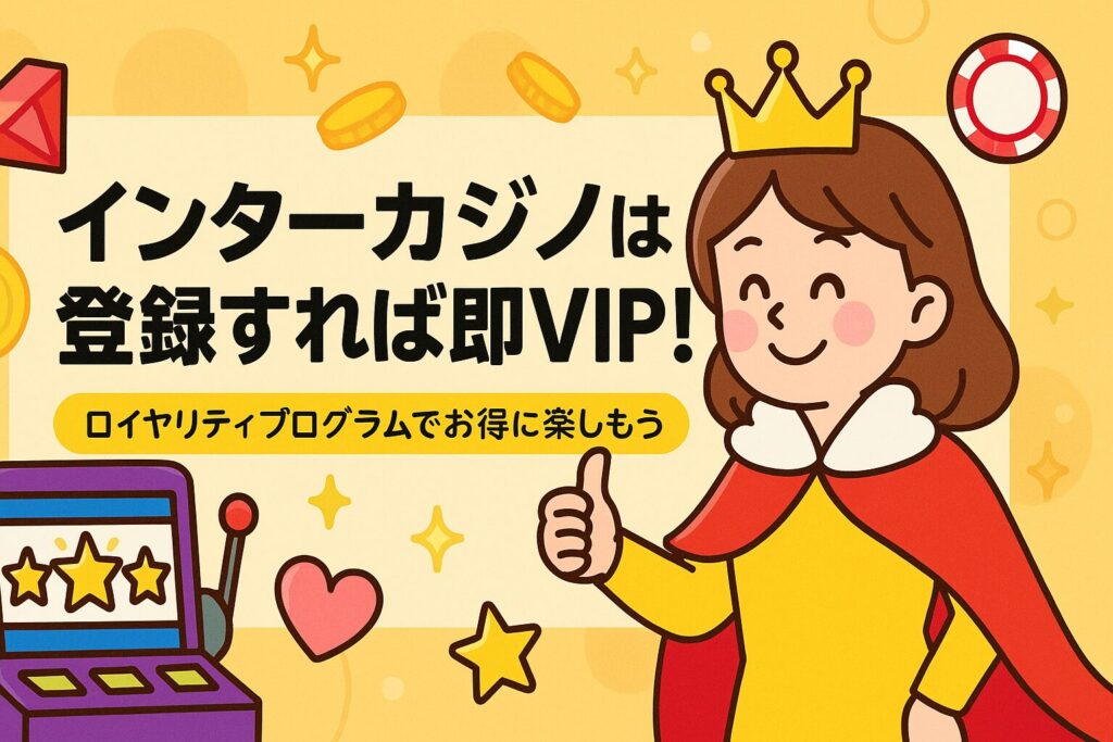 インターカジノでVIPとしてプレイしよう!