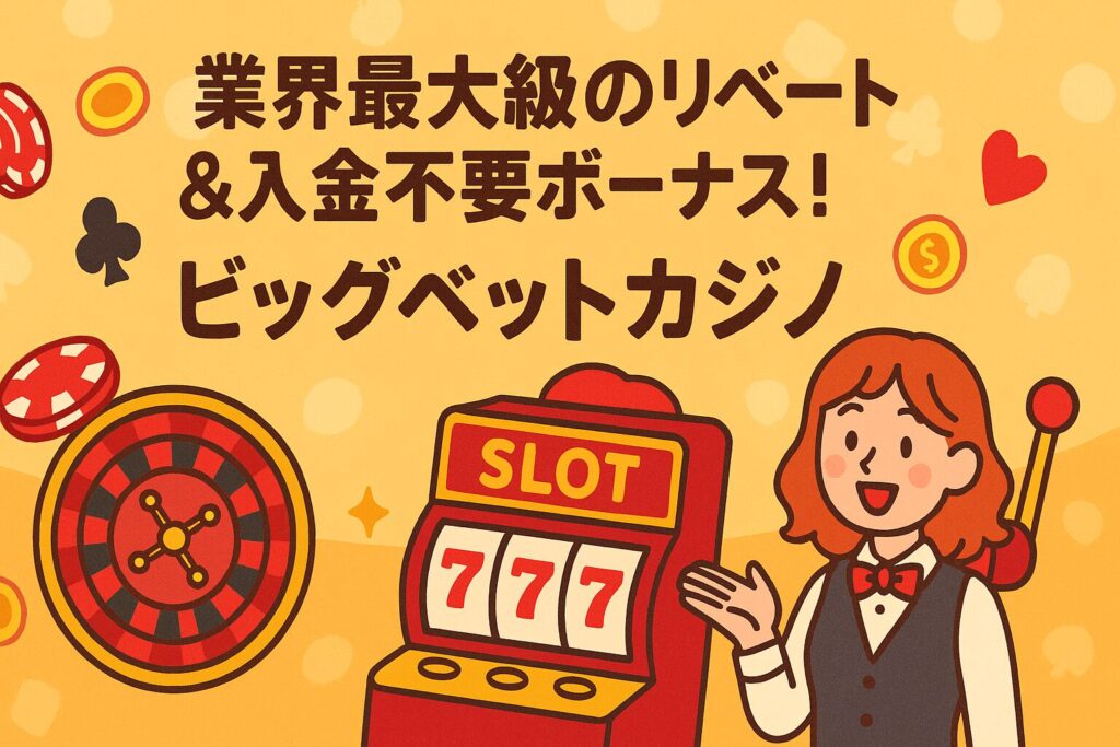 業界最大級の入金不要ボーナスならビッグベットカジノ